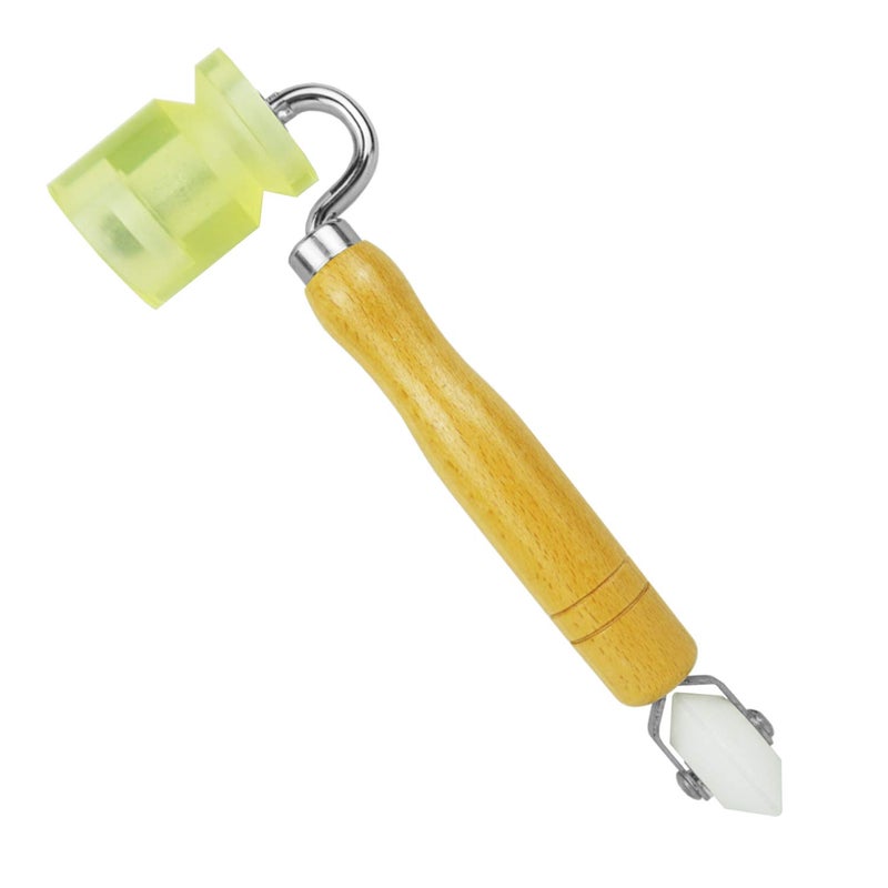 CARTINTS 40mm Wallpaper Roller Rubber Seam Roller with Double Roller Head, for Car Audio Sound Deadening Application, Heat Abatement Mat, Wallpaper and Vinyl Wrap - Image 1